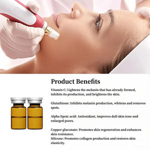 OEM blanqueamiento piel Booster para esencia vitamina C calcio Amina ácido glutatión ampolla salón uso vitamina C calcio Amina ácido - Product Image 4