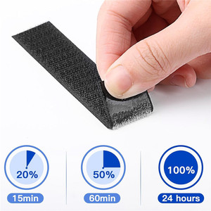 Attache élastique à crochet <span class=keywords><strong>en</strong></span> nylon personnalisée écologique découpée à l'emporte-pièce <span class=keywords><strong>Rouleau</strong></span> de ruban adhésif durable double face pour sangles <span class=keywords><strong>velcro</strong></span> - Product Image 5