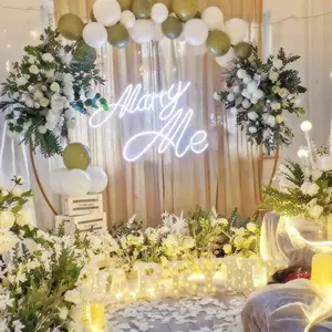 SRY Factory-meilleures ventes amour romantique mariage mieux ensemble personnalisé LED néon signe lettres pour la décoration de fête