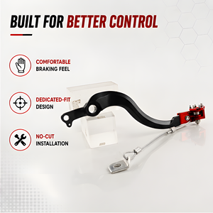 Pedale Freno Posteriore in Alluminio S2R a Posizionamento Inferiore per <span class=keywords><strong>Moto</strong></span> Honda CRF250X CRF450X - Per Retrofit/Aggiornamento - Product Image 4