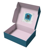 Muestra gratis y envío gratis Ropa Bufandas Papel Mailer Caja de embalaje de papel Suéter Camiseta Cajas de envío