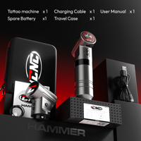 CNC-M2-E403 Tattoo Draadloze Pen Coreless Motor LED Display Tattoo Draadloze Oplaadbare Rotatiemachine