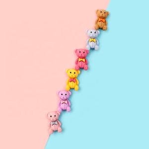 Directo de Fábrica: Adorno de Oso de Dibujos Animados, Caja de Papelería de Resina DIY, Decoración para Funda de Teléfono Móvil, Accesorios de Broche, Arte de Amor - Product Image 4