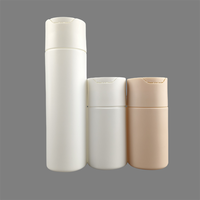 Flacon de lotion cosmétique en plastique de 100 ml, flacon en HDPE, flacon de shampooing, flacon de soin de la peau à toucher doux, flacon de lotion à presser, emballage de lotion