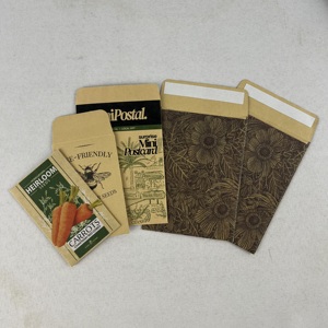 Sobres de <span class=keywords><strong>Semillas</strong></span> Personalizados con Logotipo Impreso, Impresión Offset, Papel Kraft Reciclado Ecológico, Sobres para <span class=keywords><strong>Semillas</strong></span> con Cierre Autoadhesivo, Regalo Artesanal - Product Image 3