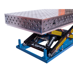 SteelExpert hydraulic welding bench GPPH 1.5x1mt 25mm thickness, <b>28mm</b> holes - Product Image 2