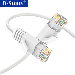 สายอีเธอร์เน็ต Cat6 ความเร็วสูง แบบบาง 32AWG ทองแดงแท้ สายแพทช์เน็ตเวิร์กแบบยืดหยุ่น Cat6A UTP สำหรับเซิร์ฟเวอร์ศูนย์ข้อมูล - Product Image 4