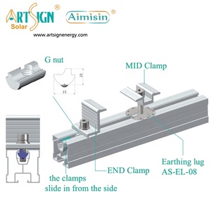 Năng lượng mặt trời 40x40 Alu hồ <span class=keywords><strong>s</strong></span>ơ bảng điều khiển tốt nhất đường <span class=keywords><strong>s</strong></span>ắt nhôm để <span class=keywords><strong>s</strong></span>ửa chữa Tấm Pin Mặt Trời PV Kệ đường <span class=keywords><strong>s</strong></span>ắt của bảng điều khiển năng lượng mặt trời Roof Mount Kit - Product Image 6