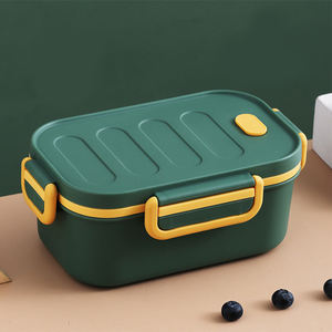 Double Layer Lunch Box Portable <b>Compartment</b> Bento Box Microwavable Food Container Picnic School Bento <b>Lunchbox</b> for Kids Children - Product Image 5