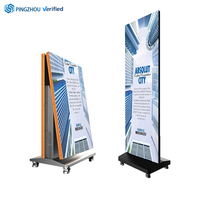 Pantallas LED Plegables para Carteles P1.25, P1.5, P2.5, Venta Directa de Fábrica, Pantalla LED Vertical de Alta Definición con Proceso GOB