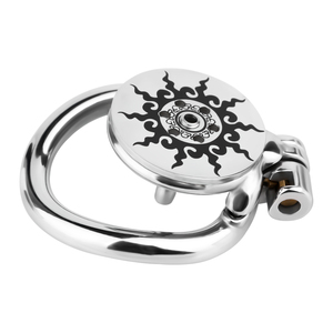 FRRK Sun desain kandang Penis pria perangkat kesucian dengan kateter Penis Pock <span class=keywords><strong>Cock</strong></span> <span class=keywords><strong>Cage</strong></span> BDSM produk kesucian untuk pria - Product Image 5