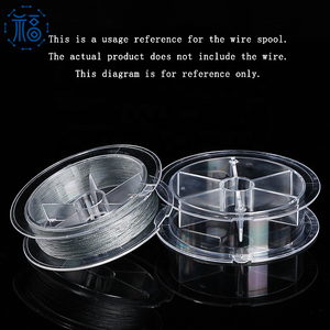 67mm trắng câu cá spool chính xác <span class=keywords><strong>bobbin</strong></span> phẳng cho bện Mono dòng OEM tùy chỉnh đơn đặt hàng trực tiếp nhà sản xuất - Product Image 6