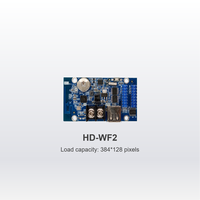 Красочный светодиодный экран WIFI контроллер HuiDu HD-WF1 WF2 WF4 для HUB75 P10 P8 P6 P5 полноцветный светодиодный модуль
