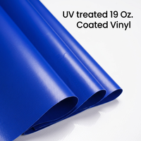 19 Onzas Vinilo Revestido Anti-Moho, Anti-Hongos, Antimicrobiano, Antibacteriano, Tratado con Protección UV, ASTM E84 (Clase A) y NFPA-701 FR