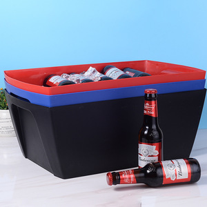 Cestini per Birra in Plastica Impilabili di Grande Capacità, Secchielli per Ghiaccio Trasparenti per Ristoranti e Feste - Product Image 3