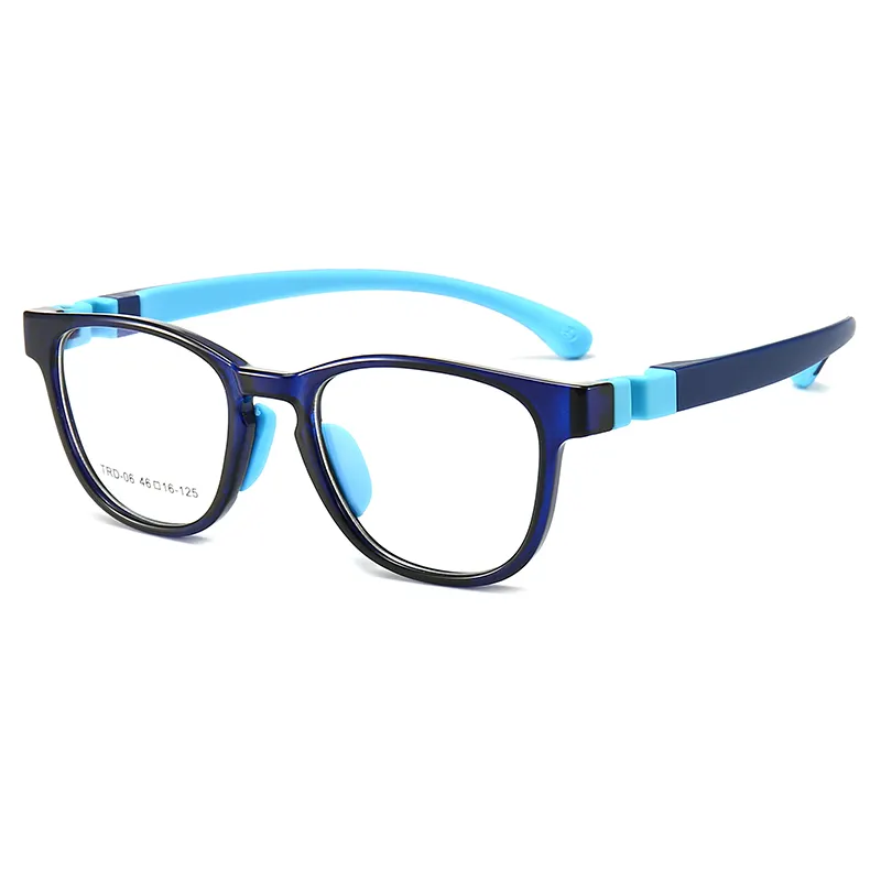 flexible filter tr90 silicon blue light blocking eyeglass for kids