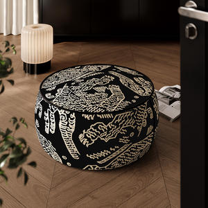 <span class=keywords><strong>Pouf</strong></span> Ottoman Classique Français Personnalisable, Coussin Tabouret, Vente en Gros pour la Décoration Intérieure, Commandes en Gros - Product Image 3