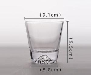 Verres à eau créatifs SQ96, fond épais, style japonais, mont Fuji, verres à whisky chics et luxueux - Product Image 4