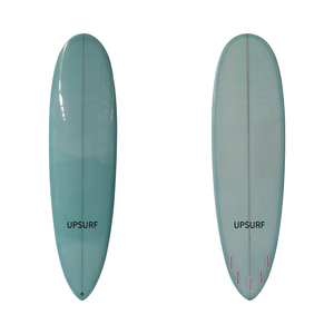 Planche de surf en fibre de verre PU de haute qualité en gros avec 3 ailerons simples, taille et couleur personnalisables, modèle SR-PU-S27 - Product Image 3