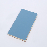 A6 Pocket Notebook 100 leere Quadrate Seiten Mini Smart Journal für Schüler Schüler Notebook Leder hülle Faden nähen