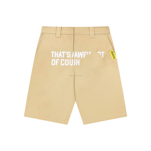 กางเกงขาสั้นลำลองพิมพ์ลายตัวอักษร "THAT'S A AWFUL LOT OF COUGH SYRUP" คุณภาพสูง ดีไซน์หรูหรา น้ำหนักมาก สำหรับผู้ชาย - Product Image 2