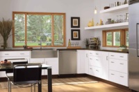 Guoxin Aluminium-Schiebefenster mit Doppelverglasung, Pulverbeschichtete Oberfläche
