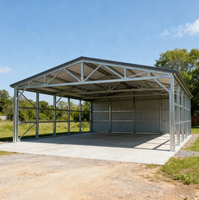 Bâtiment d'entrepôt industriel préfabriqué à grande portée en acier, structure en acier léger galvanisé, stockage logistique JIEKE