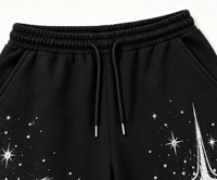 Shorts décontractés pour hommes en coton 100% noir délavé, séchage rapide, respirants, taille mi-haute élastique, style streetwear hip-hop, pour l'été