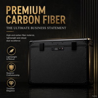 Valise de voyage en fibre de carbone écologique, durable, légère, grande capacité, avec serrure TSA, pour le rangement et l'utilisation en extérieur