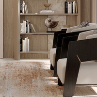 Italienische Hochwertige Luxus-Möbel Wohnzimmer Schwarzer Einzelsessel Moderner Stuhl Luxus-Armlehnstuhl Akzent-Sessel