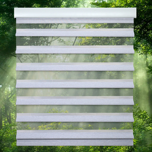 Store vénitien vertical en polyester <span class=keywords><strong>à</strong></span> ouverture automatique, design minimaliste pour fenêtres coulissantes - Chambre, salon, bureau - Product Image 6