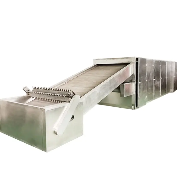 Máy sấy công nghiệp hạt bí ngô thực phẩm dehydrator liên tục lưu lượng không khí nóng đường hầm băng tải lưới vành đai máy sấy