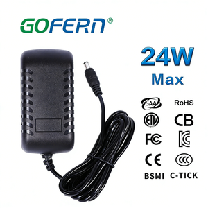 Adaptateur secteur <span class=keywords><strong>Lightning</strong></span> de haute qualité 12V 2A 24V 1A avec prise EU/US/UK/AU, 24W AC/DC, multi-prises pour voiture et usage domestique - Product Image 3
