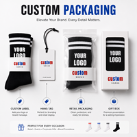 Chaussettes personnalisées en gros OEM ODM, chaussettes en coton à logo personnalisé, chaussettes de sport pour hommes