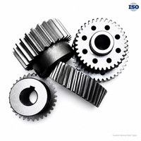 Engrenage cylindrique droit personnalisé ISO9001 sur mesure, engrenage en acier non standard usiné CNC pour la transmission de robots et de convoyeurs