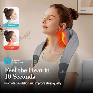 <span class=keywords><strong>Rohs</strong></span> <span class=keywords><strong>Health</strong></span> <span class=keywords><strong>Belt</strong></span> <span class=keywords><strong>Neck</strong></span> Massageru Masajeador de cuello en forma de rodillo Usb <span class=keywords><strong>Neck</strong></span> Shoulder Masajeador - Product Image 2