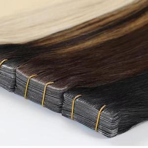 ผมต่อแบบเทป PU มองไม่เห็นรอยต่อ ทำจากผมแท้ 100% เกรด Remy หนังกำพร้าผมยังอยู่ครบ แบบยุโรป หนาสองชั้น ไม่พันกัน ไม่หลุดร่วง สีเข้มขึ้น - Product Image 1