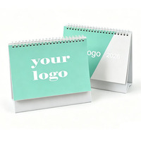 Calendrier de bureau design moderne, vente en gros, calendrier mural publicitaire personnalisé