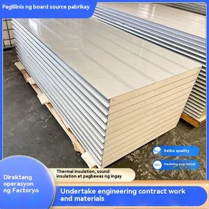 Panel <span class=keywords><strong>de</strong></span> pared WPC moderno para exteriores, paneles sándwich <span class=keywords><strong>de</strong></span> <span class=keywords><strong>techo</strong></span> con aislamiento <span class=keywords><strong>de</strong></span> PVC estriado para exteriores, revestimiento <span class=keywords><strong>de</strong></span> Metal, tablero <span class=keywords><strong>de</strong></span> MDF, aislamiento Exterior, sonido Eps - Product Image 3