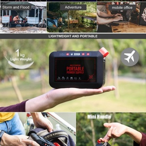 Station d'alimentation portable mini 80W 300Wh, générateur solaire MPPT, prise universelle EU US UK pour les voyages, la randonnée, l'extérieur, l'intérieur - Product Image 6