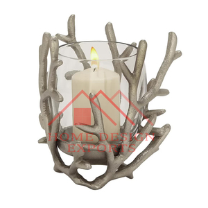 Bougeoir en verre moderne pour centre de table, décorations - Product Image 5