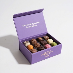 Customized Exquisite Recyclable Skybox for Chocolate Packaging.cmyk Printing. Multiple Styles Available. - Product Image 4