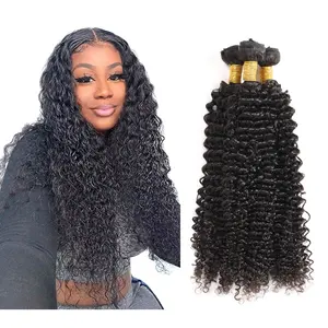 Cheap Brazilian Human Weave Bundles Vendor Virgin Kinky Curly Hair Extension Cuticle Aligned Brazilian Virgin Human Hair