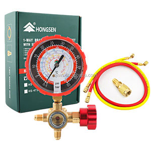 होंगसेन HS-473AH/अल एकल गुना गेज के साथ दृष्टि ग्लास तांबे के शरीर के साथ ओंगसेन/अल एकल गुना गेज - Product Image 3