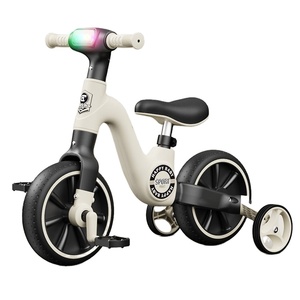 Fabrieksleverancier <span class=keywords><strong>2</strong></span>-In-1 Unisex Driewielige Trike Fiets Plastic Kinderen Ride-On Auto Met Push Power China Verkoop Trike Fiets - Product Image 1