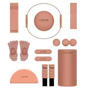 Set de Pilates de Silicona Personalizado con Tapete de Yoga Antideslizante, Mancuernas Suaves, Anillo de Fuerza Flexible y Barra de Pesas Resistente, Accesorios para Gimnasio en Casa - Product Image 2