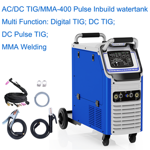Machine à souder 400 ampères <span class=keywords><strong>Tig</strong></span>/MMA Processeur en acier inoxydable Dispositif de refroidissement par eau à onduleur en aluminium appliqué à la construction électrique - Product Image 2