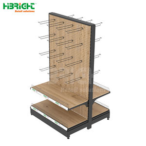 Estantes modernos transparentes de acero para supermercado en venta - Product Image 5