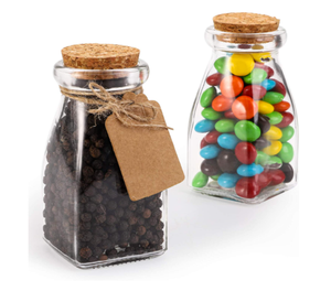 <span class=keywords><strong>Mini</strong></span> 3.4oz /100ml Clair <span class=keywords><strong>Vide</strong></span> Carré Yaourt Pudding & Gâteau Bocaux En Verre <span class=keywords><strong>Miel</strong></span> <span class=keywords><strong>Pot</strong></span> Stockage Alimentaire Récipient En Verre avec Liège - Product Image 3