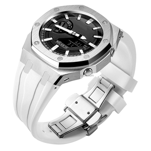 Kit de Modification Dropshipping pour Montre Homme G-A-<span class=keywords><strong>2100</strong></span> : Bracelet en Acier Inoxydable et Boîtier en Silicone pour Accessoires <span class=keywords><strong>GA</strong></span>-<span class=keywords><strong>2100</strong></span> G-Shock Mod GA2100 - Product Image 6